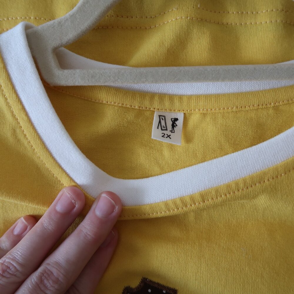 Fashion Brand Company Tommy Tee in Yellow Turtle 2x - Picture 4 of 4